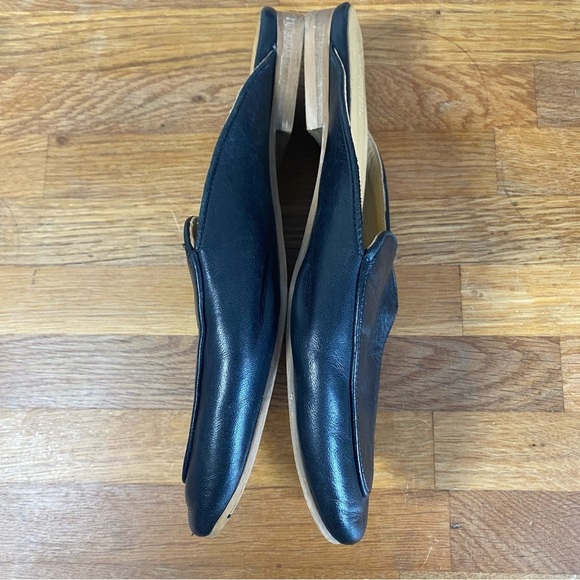 Urban Outfitters Black Driving Loafer Leather Mule Size 36 - Picture 6 of 10